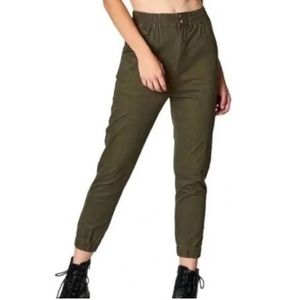 CARMAR Olive Ankle High Rise Jogger Pants Women’s SZ 6